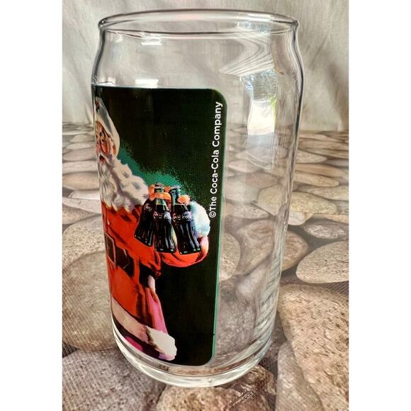(4) HOLIDAY SANTA COCA COLA GLASSES - Picture 6 of 11